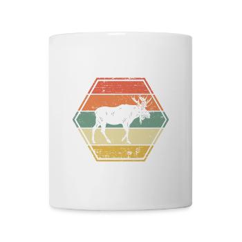 Elch Skandinavien - Tasse - Weiß - Vorne