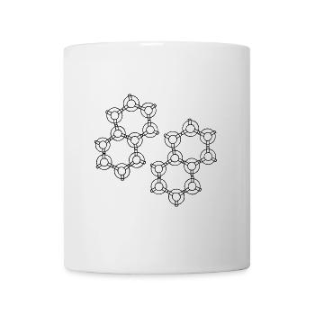 Conception Hexa - Mug blanc - blanc - Devant