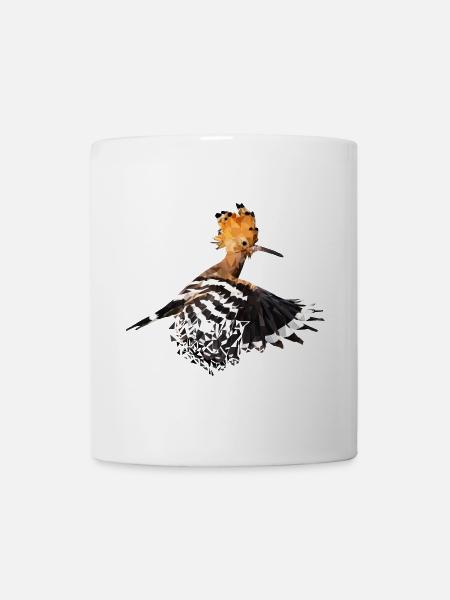 Wiedehopf (Upupa epops) Vogel des Jahres 2022 - Tasse - Weiß