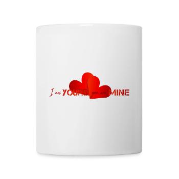 my valentine Happy valentine - Tasse - Weiß - Vorne