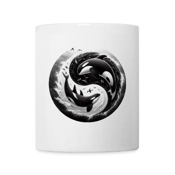 Yin and Yang Orca - Mug - white - Front