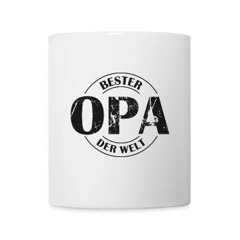 Bester Opa der Welt - Tasse - Weiß - Vorne