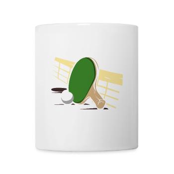 Flotter Tischtennis Matchball - Tasse - Weiß - Vorne