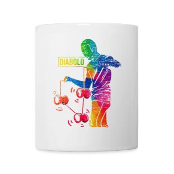 Geschickter Diabolo Zirkuskünstler - Tasse - Weiß - Vorne