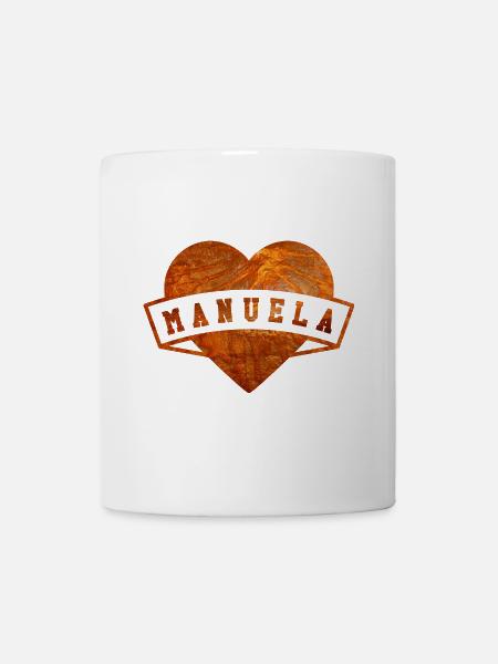 Vorname Manuela - Tasse - Weiß