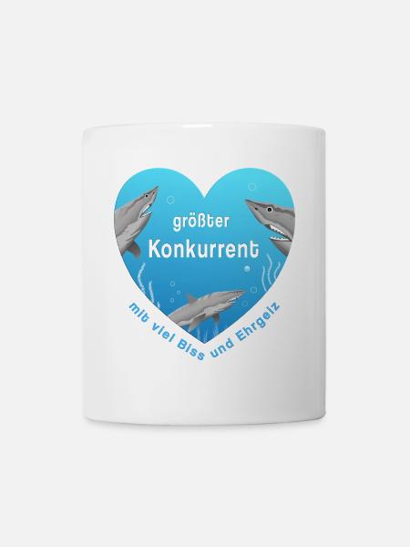 größter Konkurrent - Tasse - Weiß
