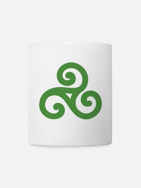 Keltisches Symbol - Tasse - Weiß