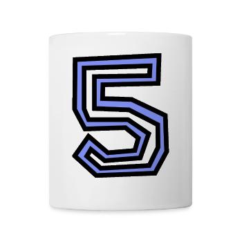 5. 5 JAHRE - Tasse - Weiß - Vorne