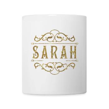 Sarah gold - Tasse - Weiß - Vorne