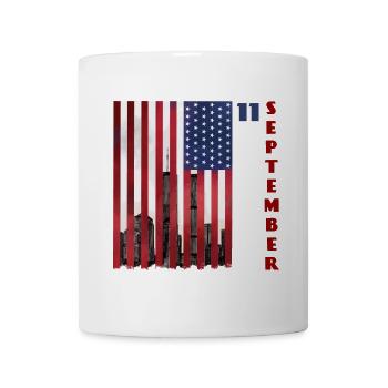 11 September - Patriot Day USA Gedenken - Tasse - Weiß - Vorne