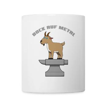 Metal Bock - Tasse - Weiß - Vorne