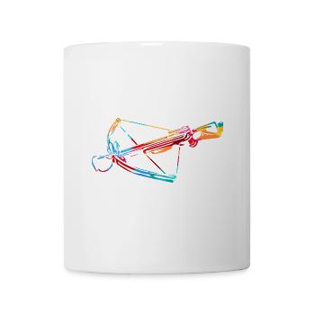 Wuchtige Armbrust Mittelaltermarkt - Tasse - Weiß - Vorne