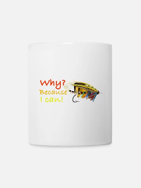 Warum, weil ich Ghost Fly kann - Tasse - Weiß