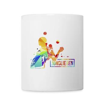 Flotter Jongleur Zirkusauftritt - Tasse - Weiß - Vorne