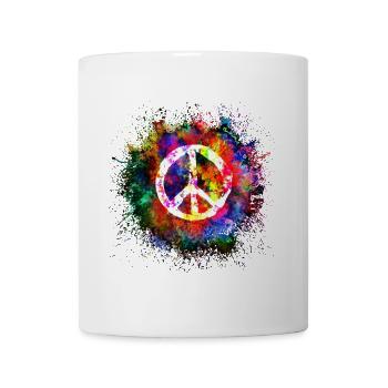 Frieden Harmonie - Tasse - Weiß - Vorne