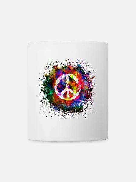 Frieden Harmonie - Tasse - Weiß