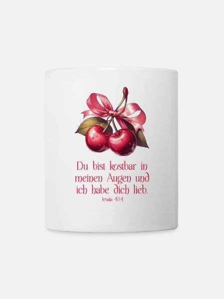 Du bist kostbar Jesaja 43,4 Konfirmation Firmung - Tasse - Weiß