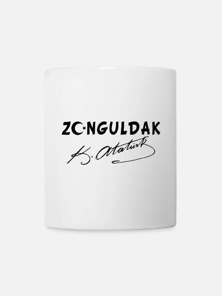 Zonguldak Türkei Flagge Ata - Tasse - Weiß