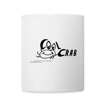 Cool Crab Coole Krabbe baby lustiges Bild funny - Tasse - Weiß - Vorne