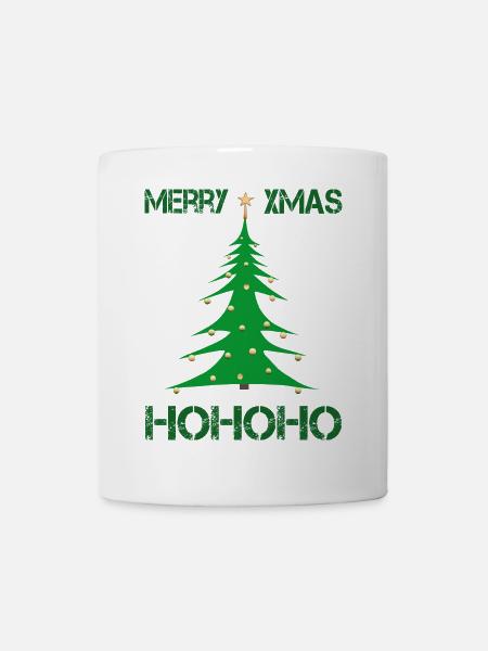 Merry Christmas xmas - Tasse - Weiß