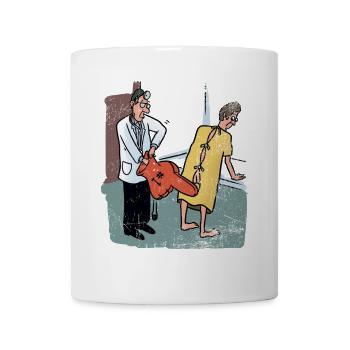 Umsichtiger Urologe Prostatacheck - Tasse - Weiß - Vorne