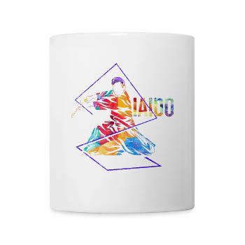 Besonnener Iaido Kata Wettkampf - Tasse - Weiß - Vorne