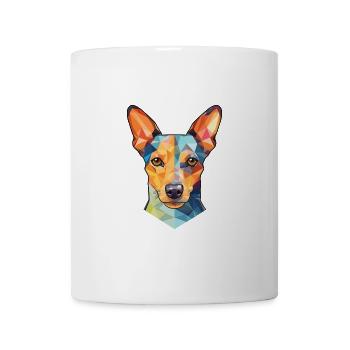 Ratonero Bodeguero Andaluz Hunderasse Aquarell - Tasse - Weiß - Vorne