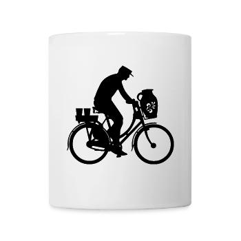 Fahrrad & Bembel in Frankfurt (Mann) - Tasse - Weiß - Vorne