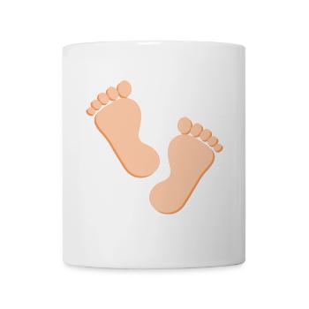 Fuß Füße Fußpflege Podologie - Tasse - Weiß - Vorne