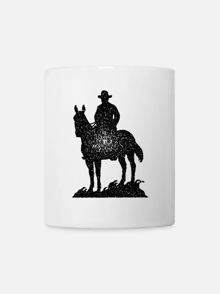 Cowboy - Tasse - Weiß