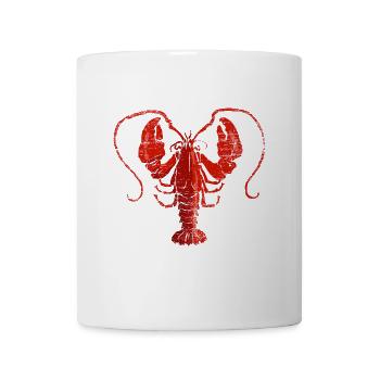 Prächtiger Hummer Meeresbewohner - Tasse - Weiß - Vorne