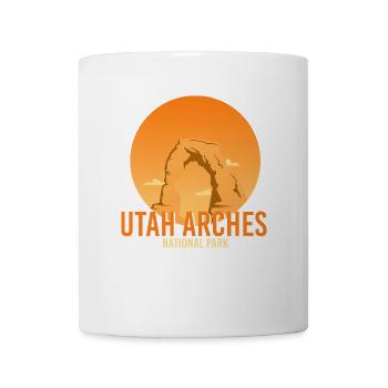 Utah Nationalpark - Tasse - Weiß - Vorne