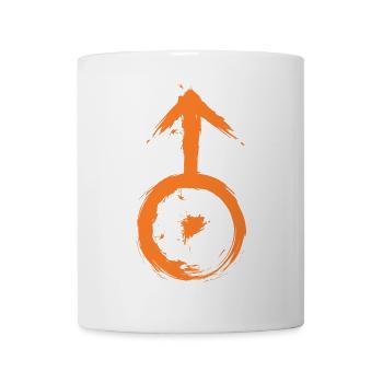 Astronomisches Symbol uranus - Tasse - Weiß - Vorne