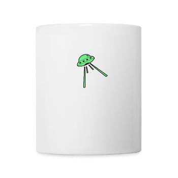 Raumschiff - Tasse - Weiß - Vorne