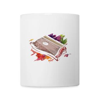Zauberhafte Zither Saitenklang - Tasse - Weiß - Vorne
