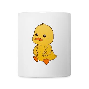 Entchen Ente - Tasse - Weiß - Vorne