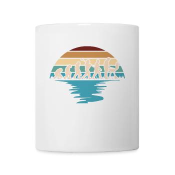 Grill Evolutions Shirt - Neandertaler bis Grillmei - Tasse - Weiß - Vorne