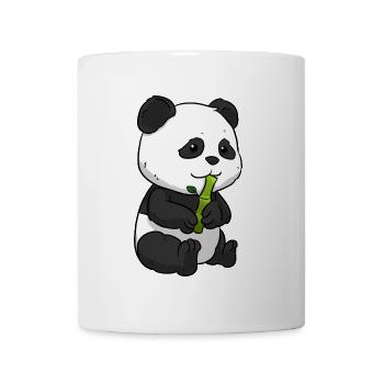 Panda Bambus Pandabär - Tasse - Weiß - Vorne