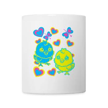 Küken Ostern Kind Kinder - Tasse - Weiß - Vorne