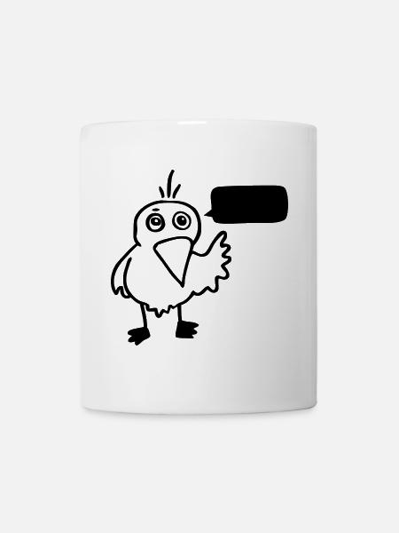 Kleiner Vogel - Tasse - Weiß