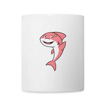 Hai Süß, Süßer Hai - Tasse - Weiß - Vorne