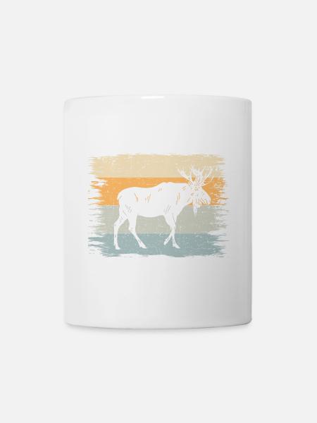Elch - Tasse - Weiß
