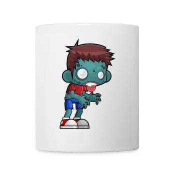 Zombie - Tasse - Weiß - Vorne