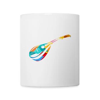 Klassische Mandoline Zupfmusik - Tasse - Weiß - Vorne