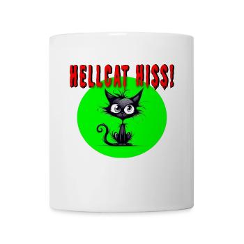 Höllenkatze zischt! 2 - Tasse - Weiß - Vorne