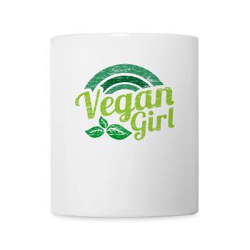 Veganerin Geschenk - Tasse - Weiß - Vorne