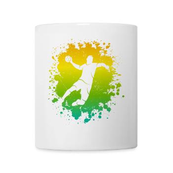 Handballer Handball Jungen Kinder Handballspieler - Tasse - Weiß - Vorne