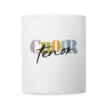 Choir - Tenor singer - Tasse - Weiß - Vorne