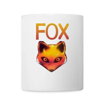 Der Fuchskopf - Tasse - Weiß - Vorne