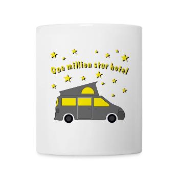 one million star hotel - Tasse - Weiß - Vorne
